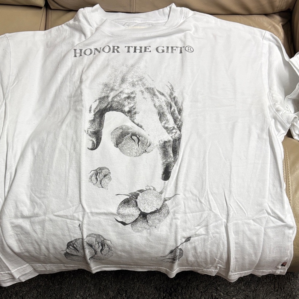 White Graphic Men's Shirt